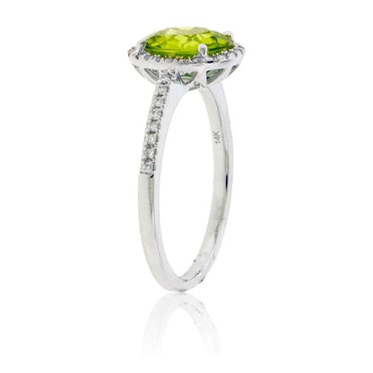 Diamond & Peridot Ring - Park City Jewelers