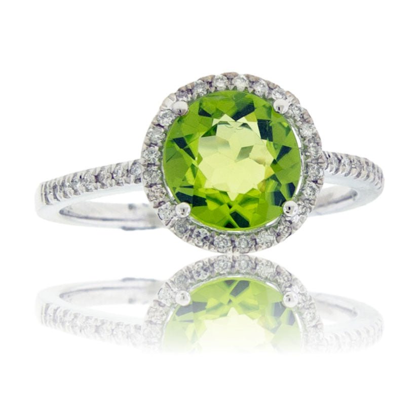 Diamond & Peridot Ring - Park City Jewelers