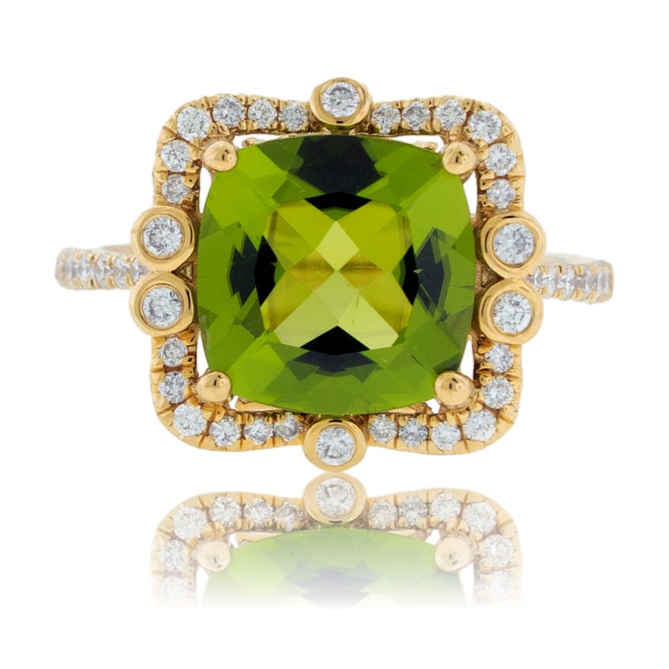 Diamond & Peridot Ring - Park City Jewelers