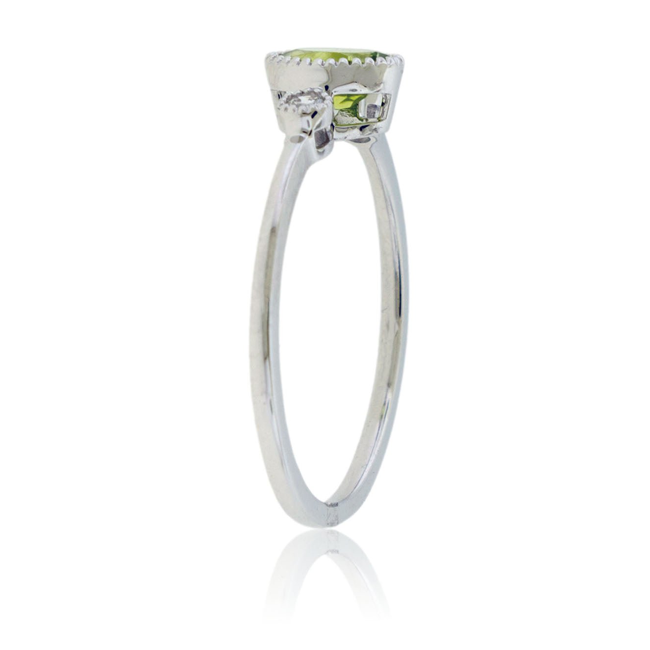 Diamond & Peridot Ring - Park City Jewelers