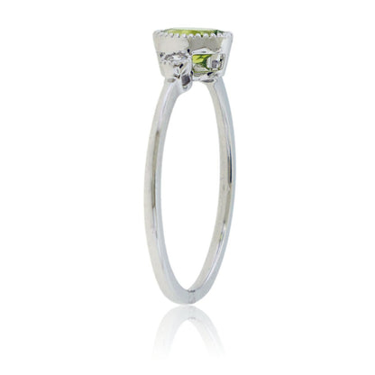 Diamond & Peridot Ring - Park City Jewelers