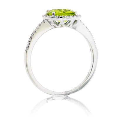 Diamond & Peridot Ring - Park City Jewelers