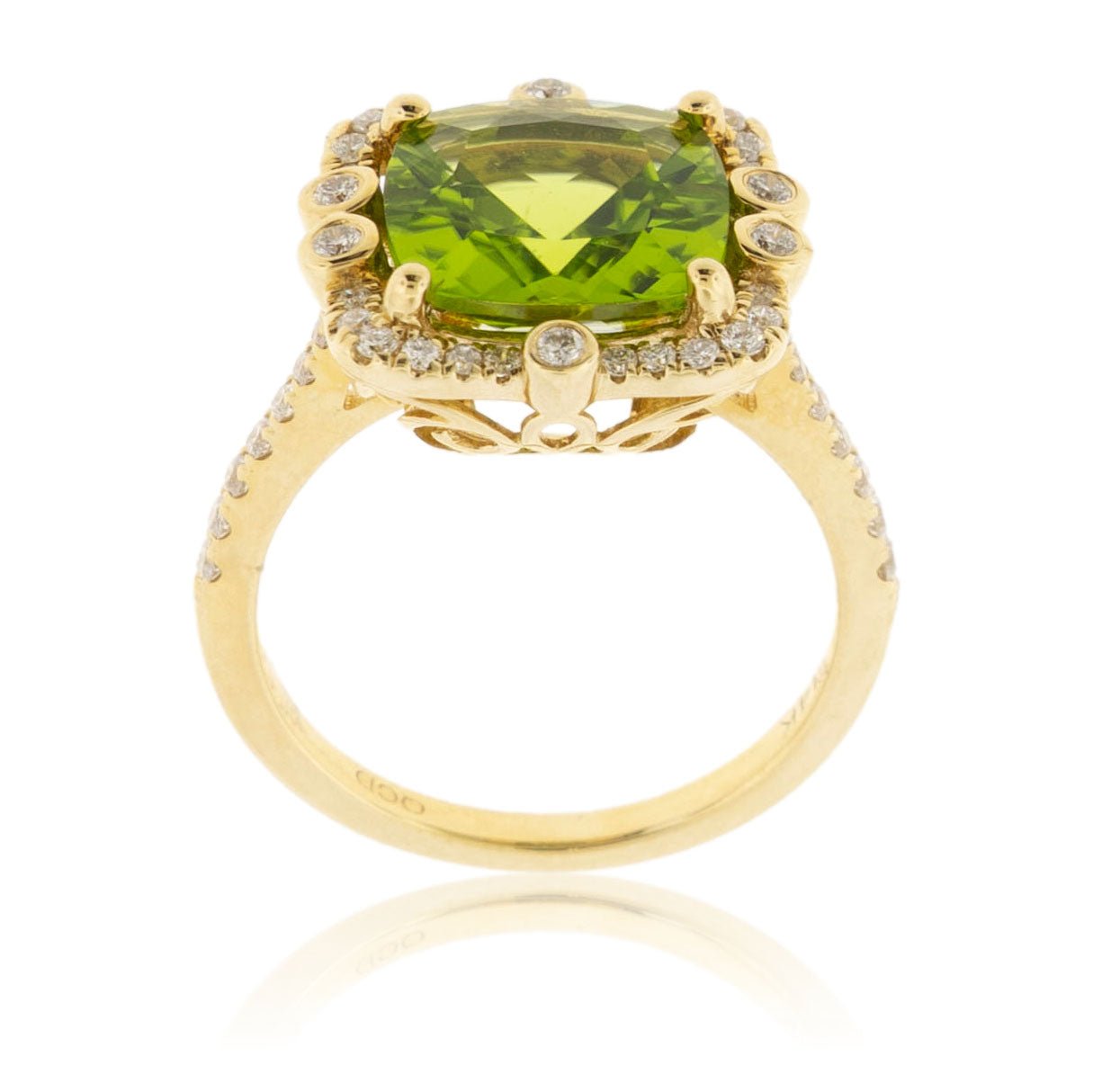 Diamond & Peridot Ring - Park City Jewelers