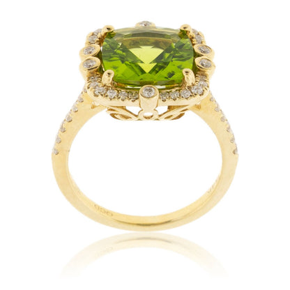 Diamond & Peridot Ring - Park City Jewelers