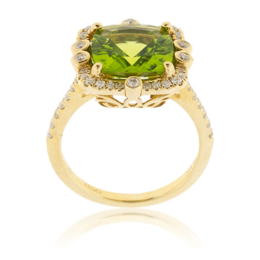 Diamond & Peridot Ring - Park City Jewelers