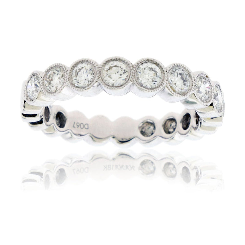 Diamond Shape Round Style Eternity Band - Park City Jewelers