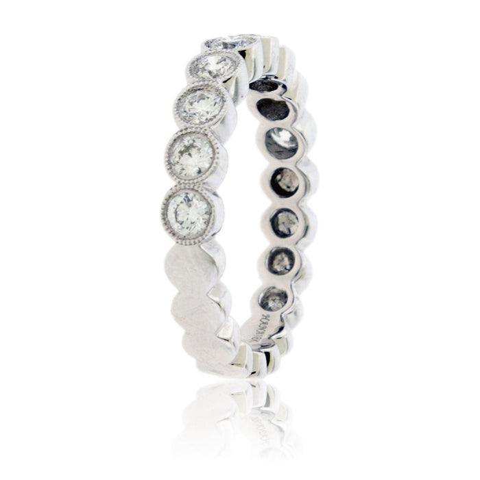 Diamond Shape Round Style Eternity Band - Park City Jewelers