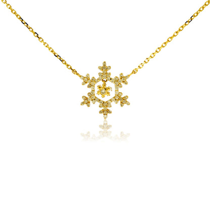 Diamond Snowflake Necklace - Park City Jewelers