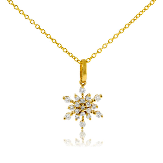 Diamond Snowflake Necklace - Park City Jewelers