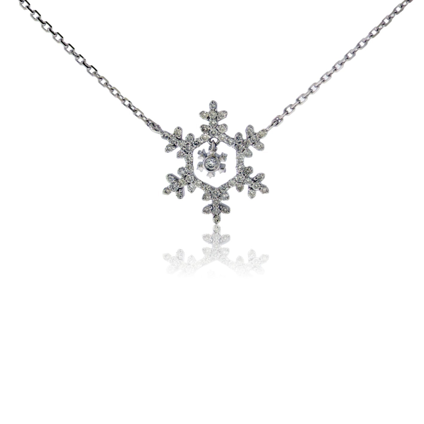 Diamond Snowflake Necklace - Park City Jewelers