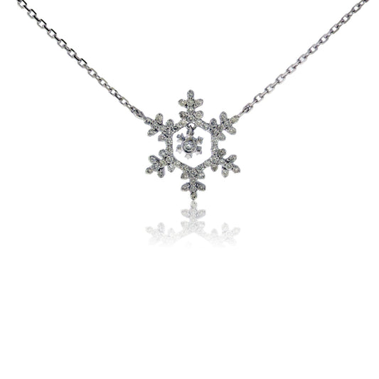 Diamond Snowflake Necklace - Park City Jewelers