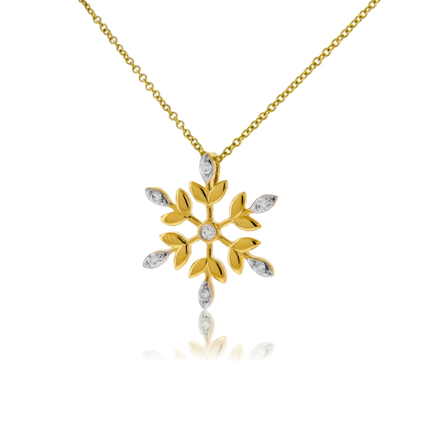 Diamond Snowflake Pendant - Park City Jewelers