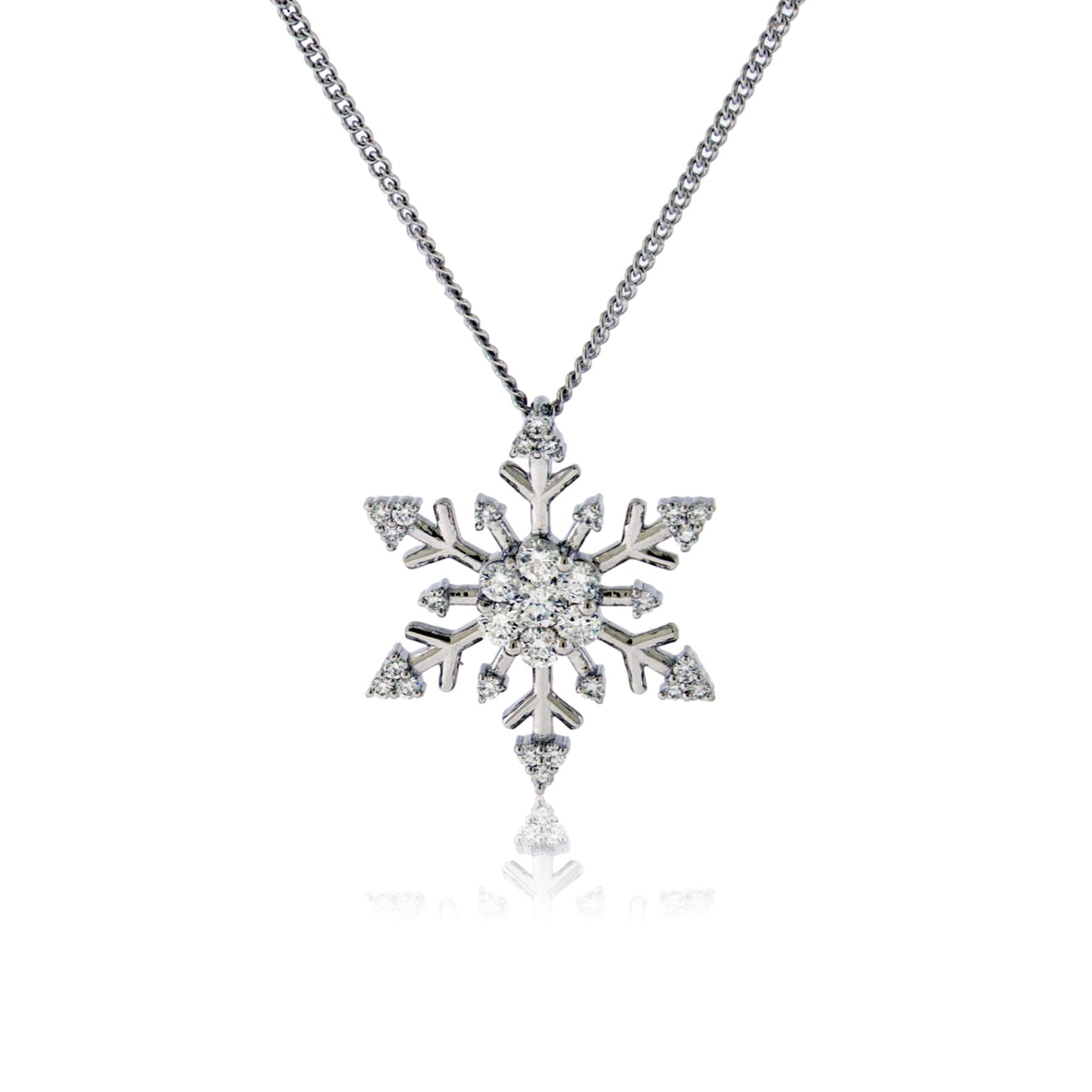 Diamond Snowflake Pendant - Park City Jewelers