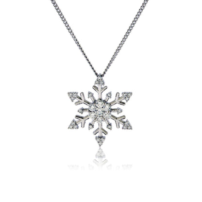 Diamond Snowflake Pendant - Park City Jewelers