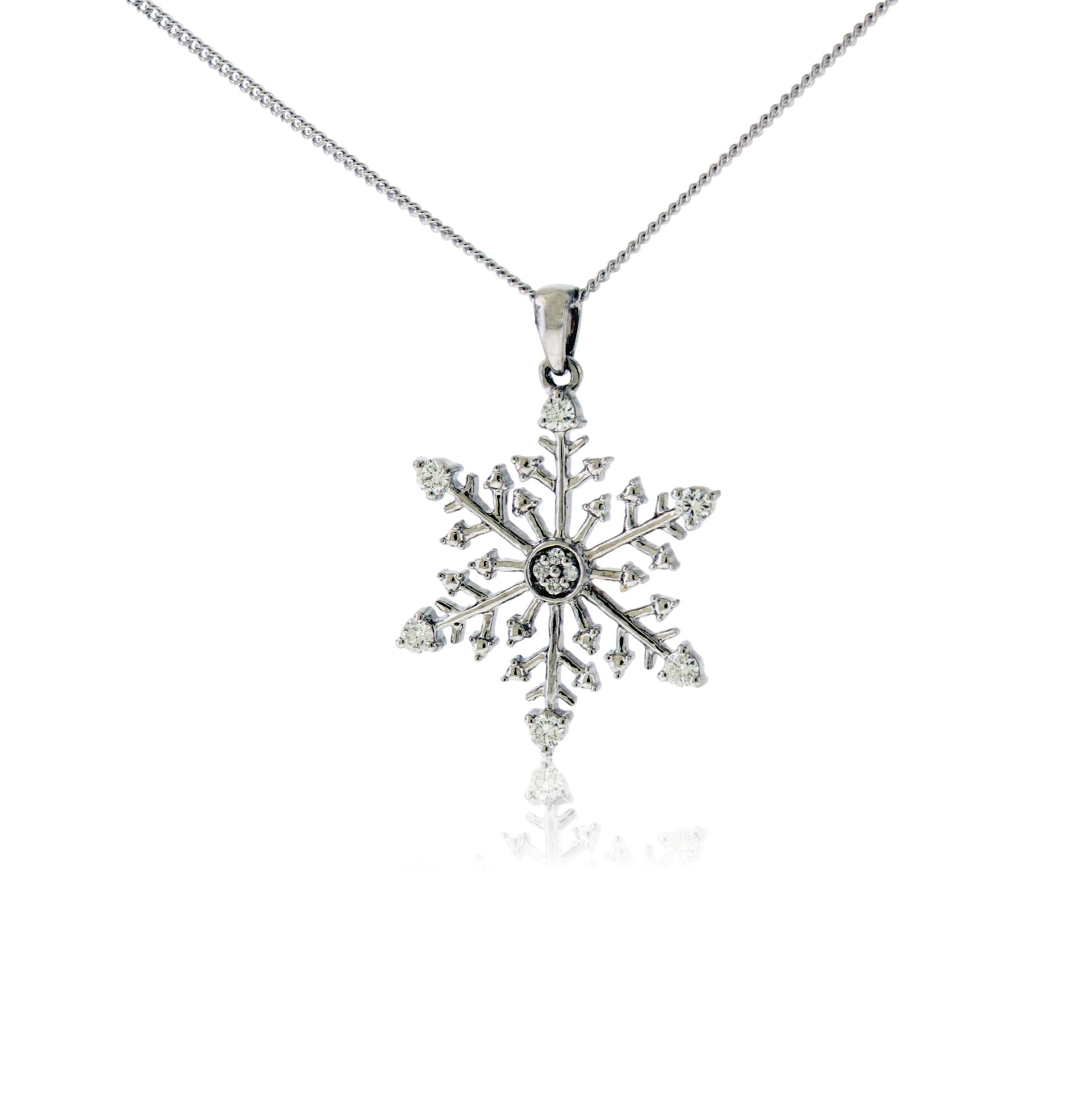 Diamond Snowflake Pendant - Park City Jewelers