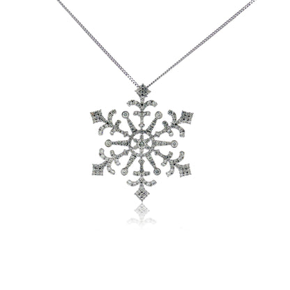 Diamond Snowflake Pendant - Park City Jewelers