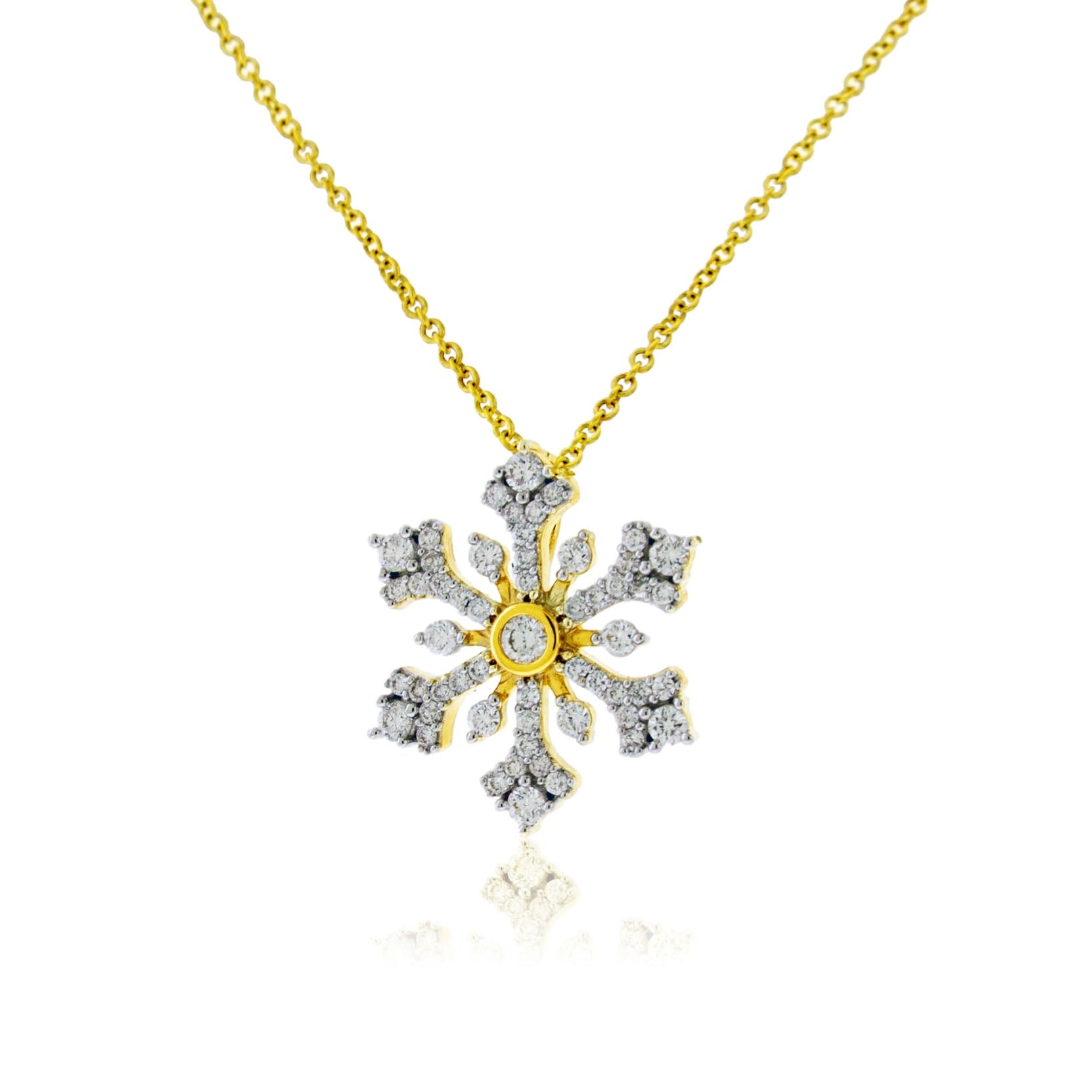 Diamond Snowflake Pendant - Park City Jewelers