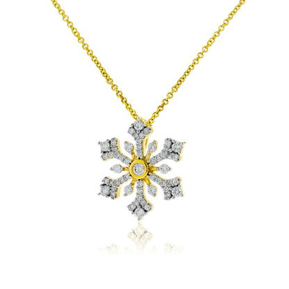 Diamond Snowflake Pendant - Park City Jewelers