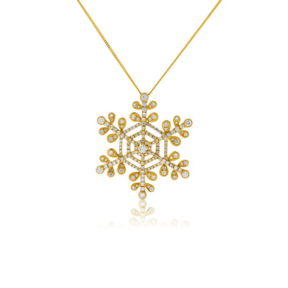 Diamond Snowflake Pendant - Park City Jewelers