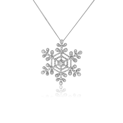Diamond Snowflake Pendant - Park City Jewelers
