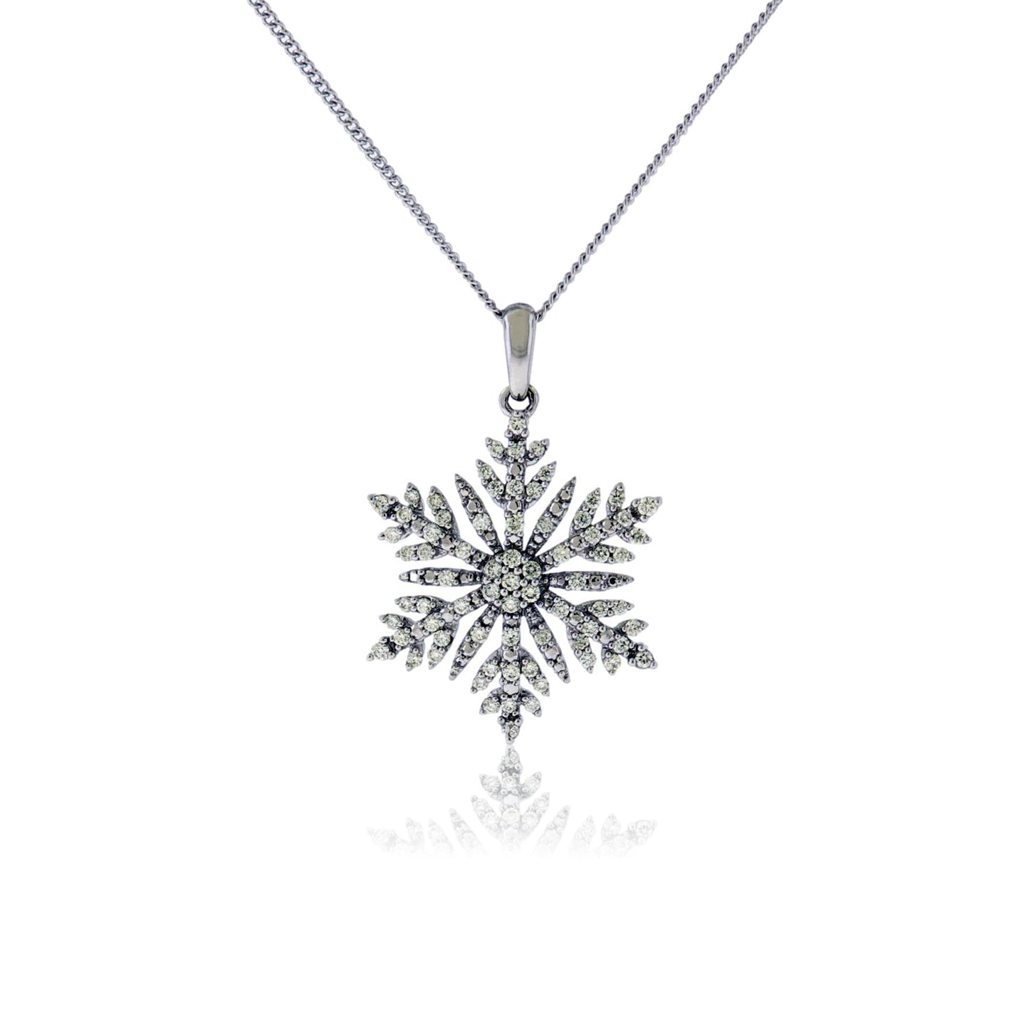 Diamond Snowflake Pendant - Park City Jewelers