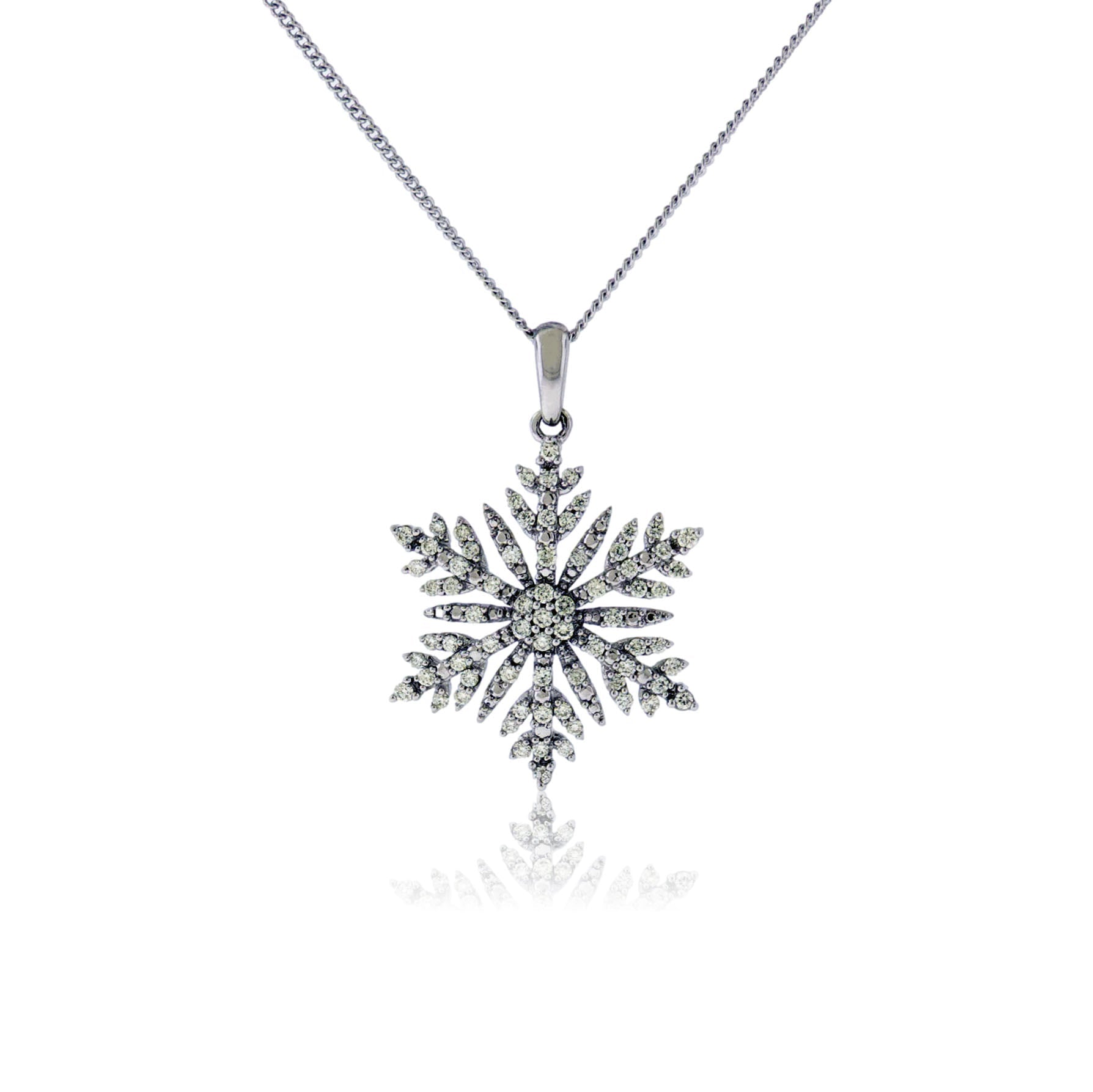 Diamond Snowflake Pendant - Park City Jewelers