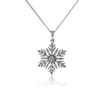 Diamond Snowflake Pendant - Park City Jewelers