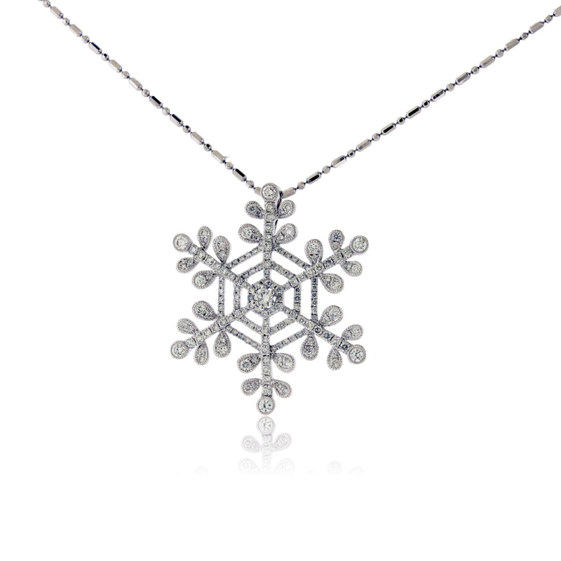 Diamond Snowflake Pendant - Park City Jewelers