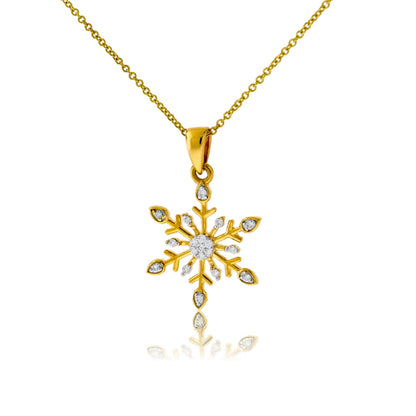 Diamond Snowflake Pendant - Park City Jewelers
