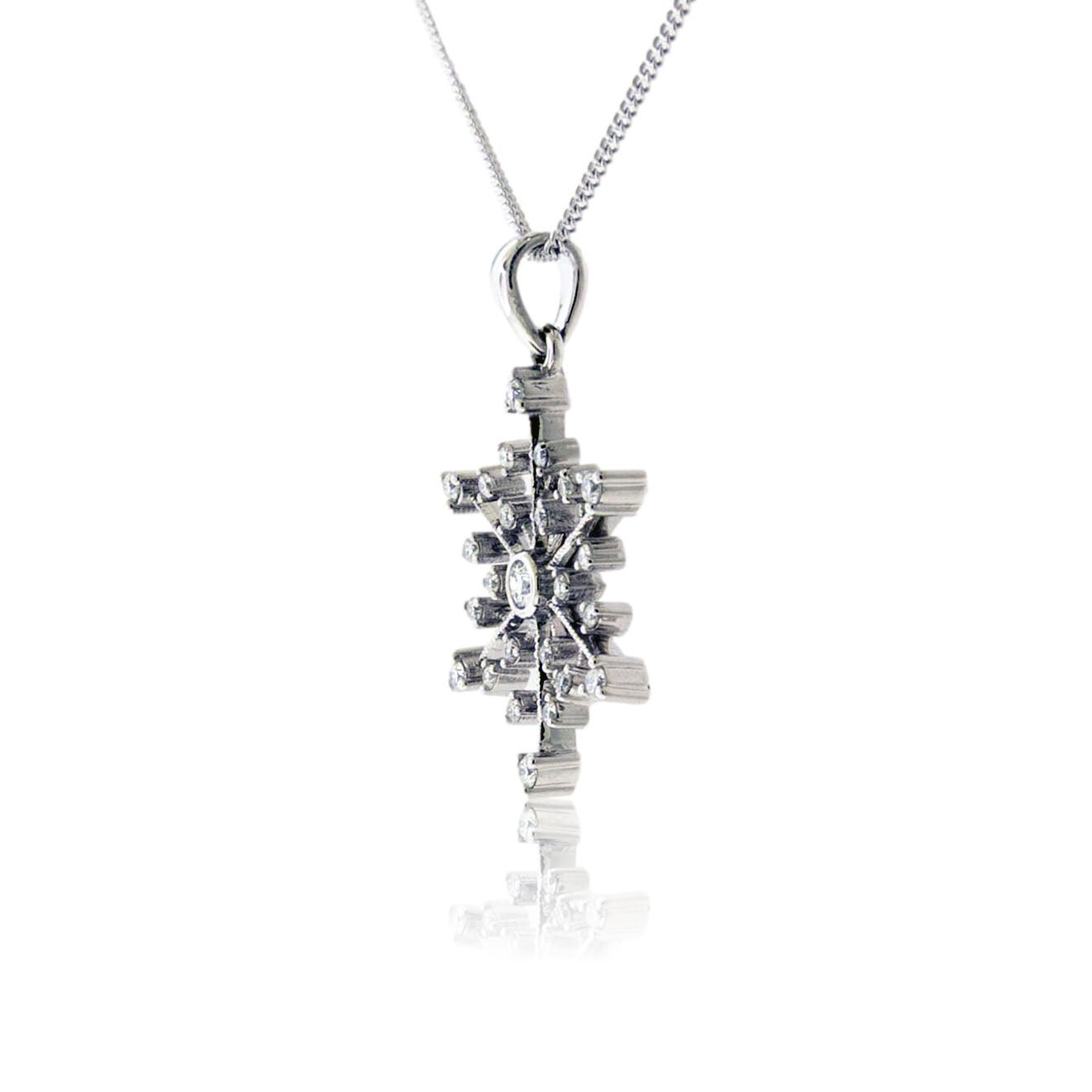 Diamond Snowflake Pendant - Park City Jewelers