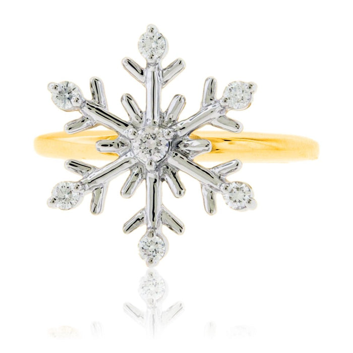 Diamond Snowflake Ring - Park City Jewelers
