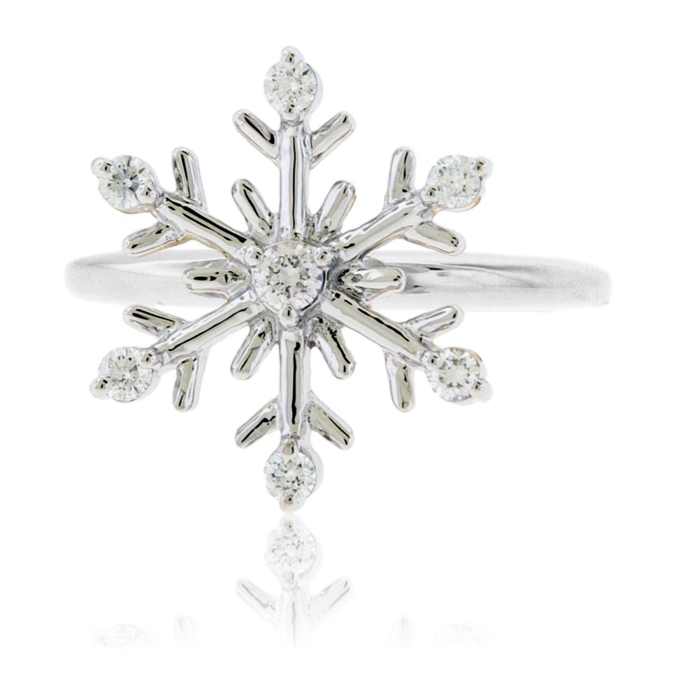 Diamond Snowflake Ring - Park City Jewelers