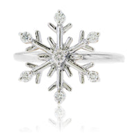 Diamond Snowflake Ring - Park City Jewelers