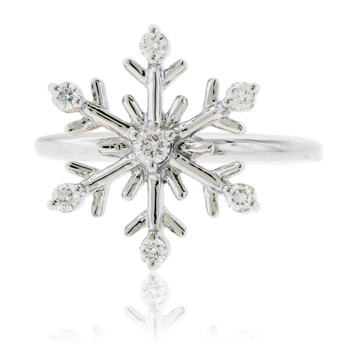 Diamond Snowflake Ring - Park City Jewelers