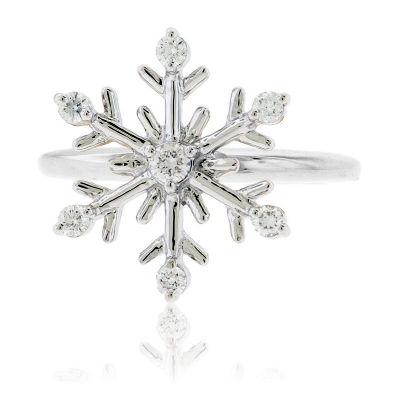 Diamond Snowflake Ring - Park City Jewelers