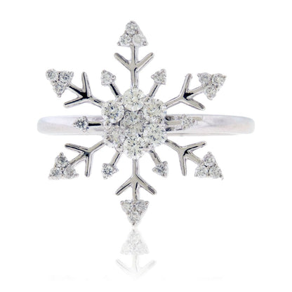 Diamond Snowflake Ring - Park City Jewelers