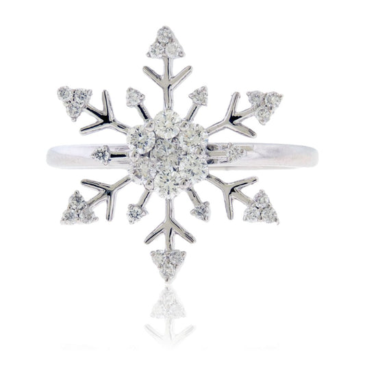 Diamond Snowflake Ring - Park City Jewelers