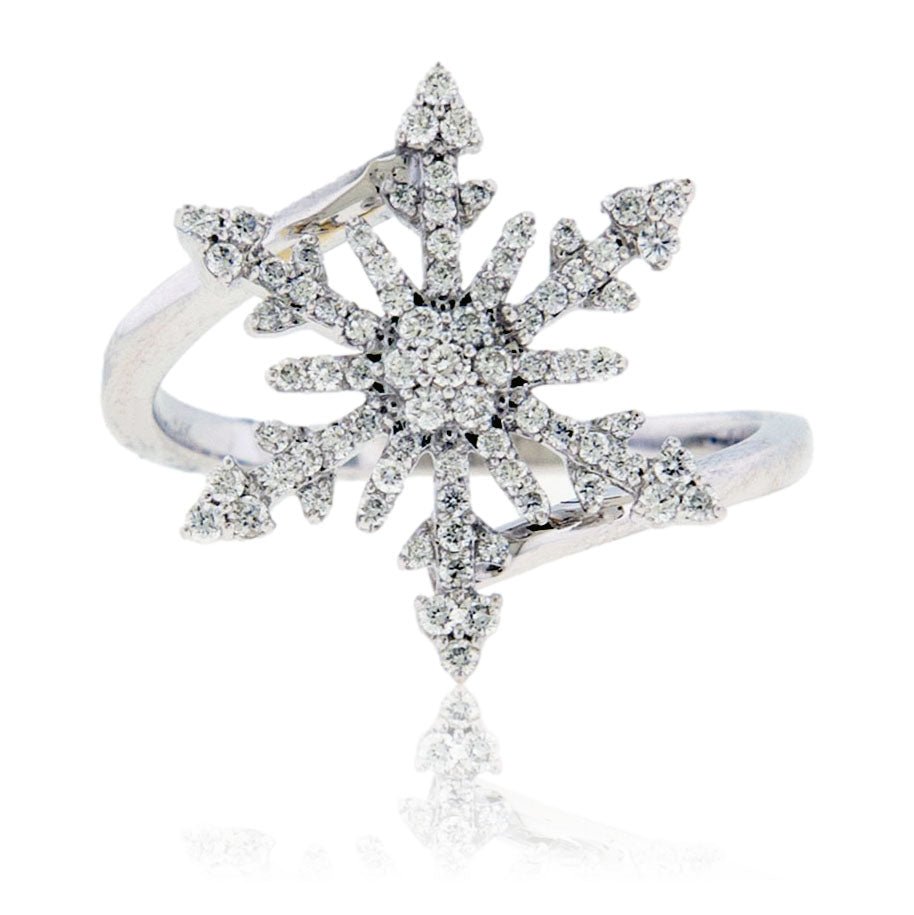 Diamond Snowflake Ring - Park City Jewelers