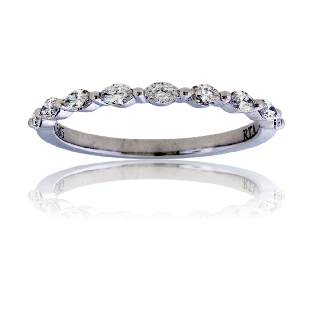 East to West Marquise Diamond Band - Park City Jewelers