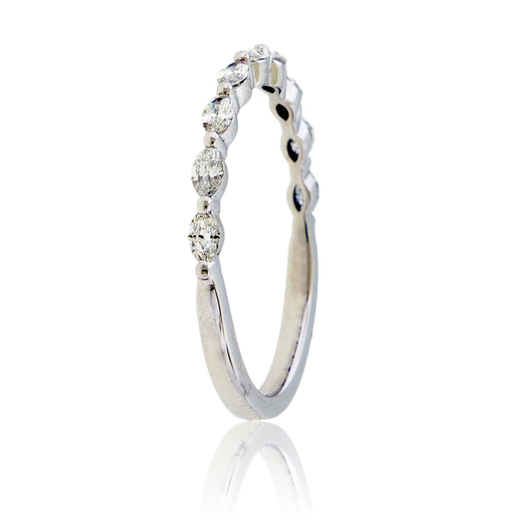 East to West Marquise Diamond Band - Park City Jewelers
