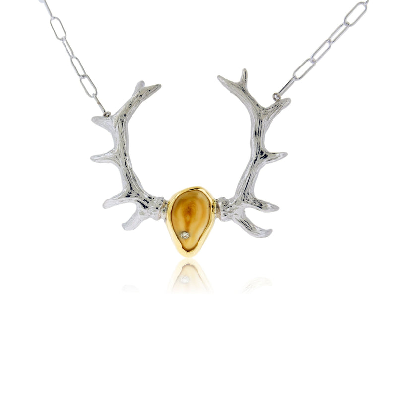 Elk Ivory European Mount Necklace - Park City Jewelers