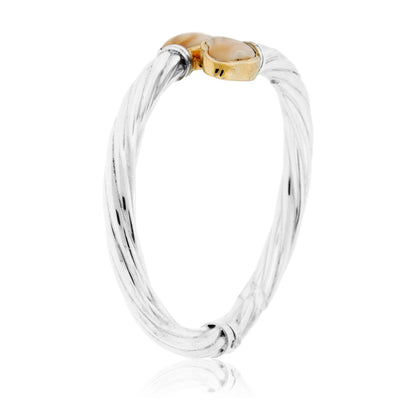 Elk Tooth Ivory Cuff Bracelet - Park City Jewelers
