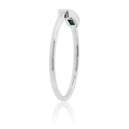 Emerald Channel Set Ring - Park City Jewelers