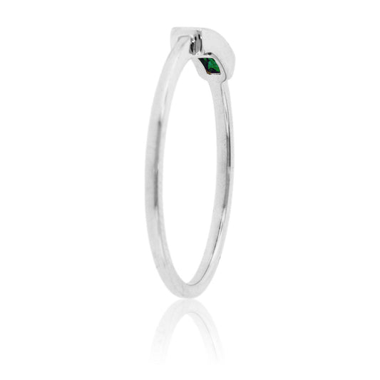 Emerald Channel Set Ring - Park City Jewelers