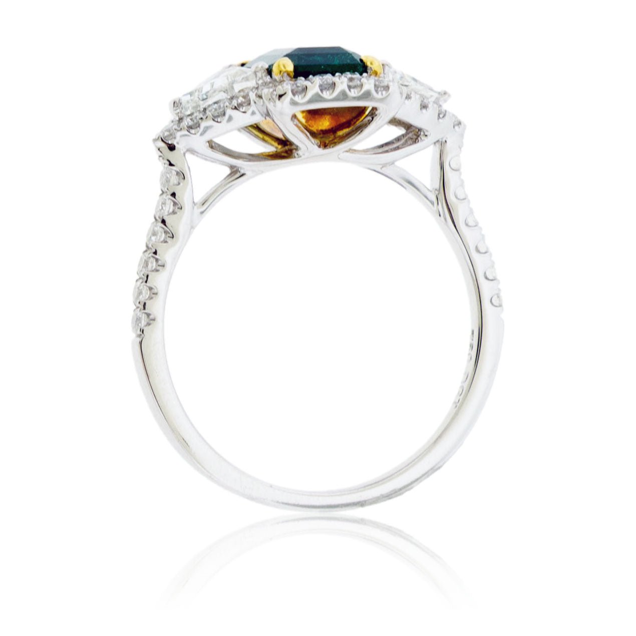 Emerald & Diamond Ring - Park City Jewelers