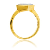 Faceted Opal Solitaire Bezel Ring - Park City Jewelers