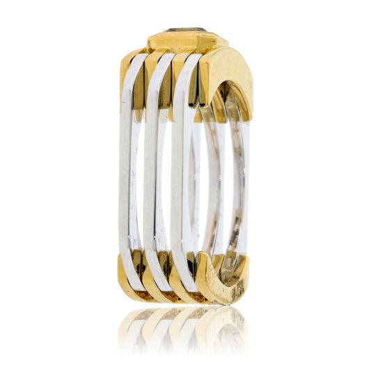 Fancy Ascher Cut Diamond Flex Band - Park City Jewelers