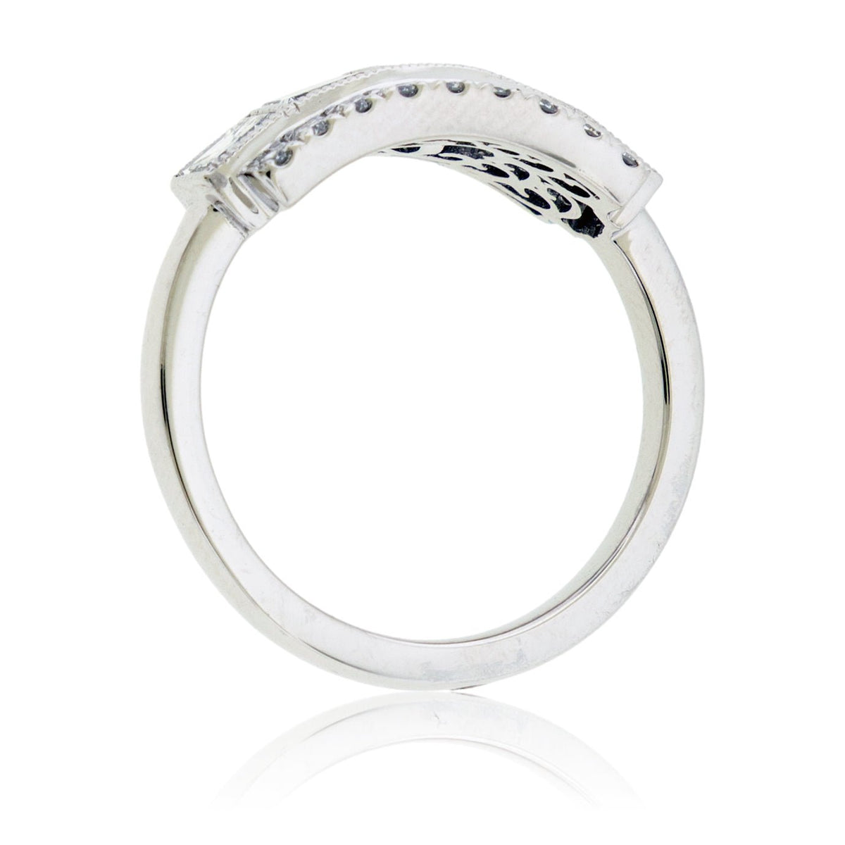 Gorgeous Square Diamond and Round Diamond Band - Park City Jewelers