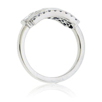 Gorgeous Square Diamond and Round Diamond Band - Park City Jewelers