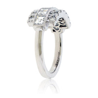 Gorgeous Square Diamond and Round Diamond Band - Park City Jewelers